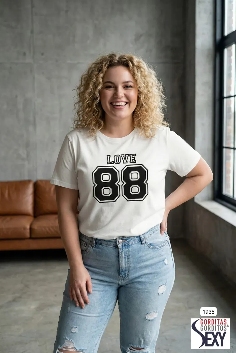 Camiseta Sport Oversize Love 88