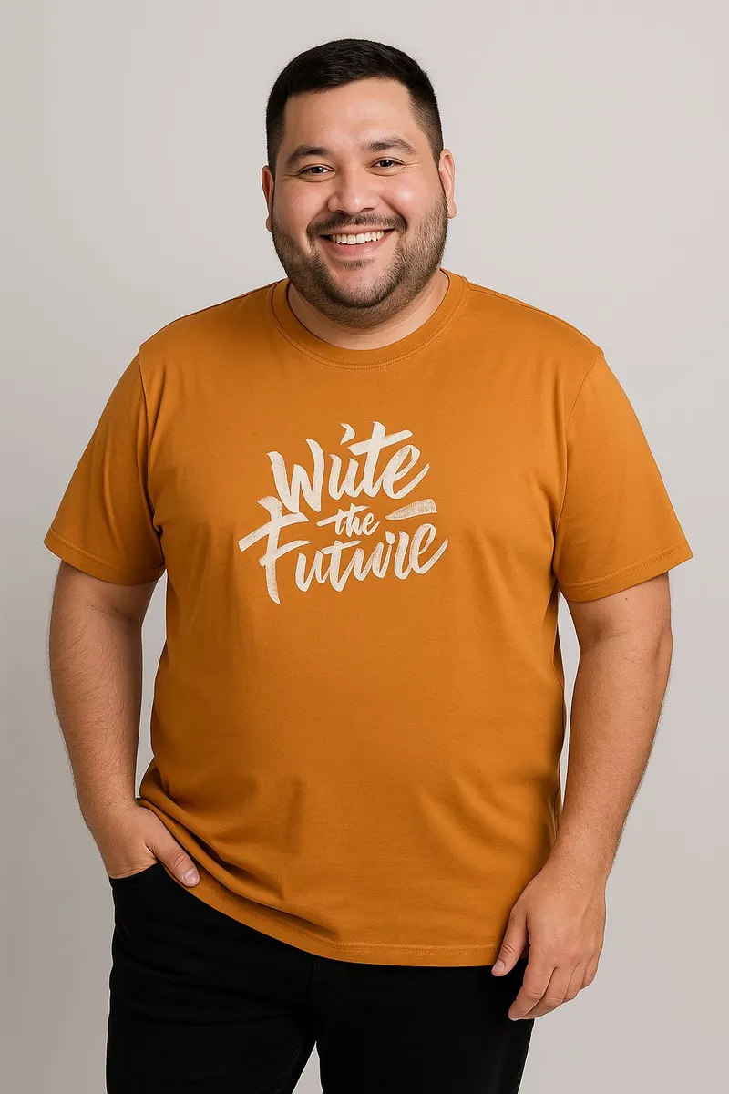 Camiseta Texturizada Write the Future