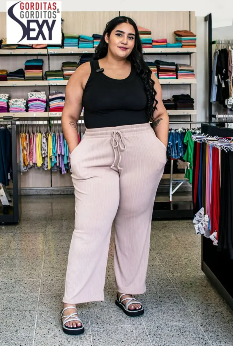 Pantalón Doble Rib con Bolsillo Lateral