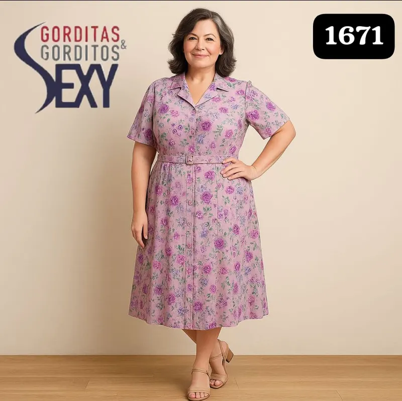 Vestido Clásico Estampado Floral